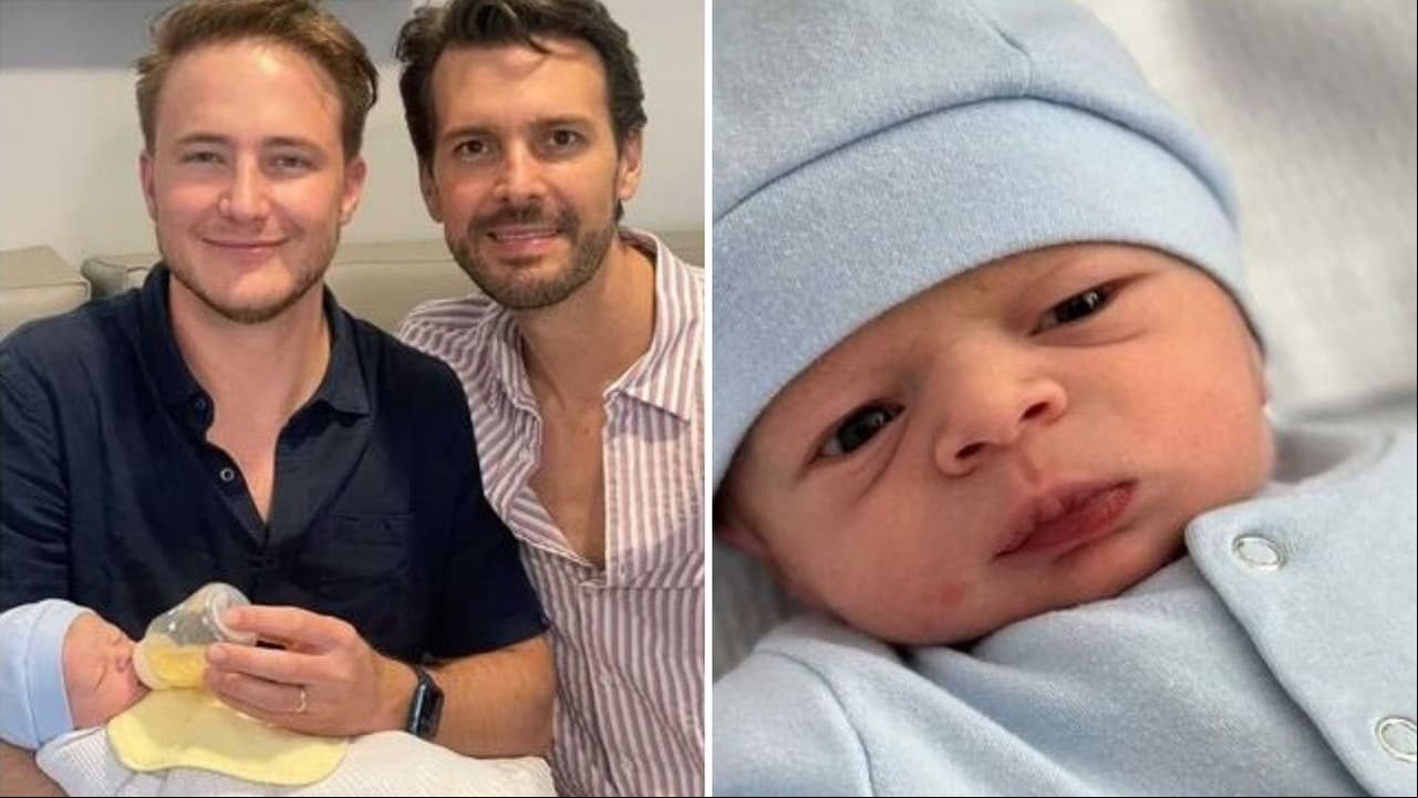 Yannick Strickler y su esposo Manuel Alonso Cárdenas dieron la bienvenida a su hijo Alonso.