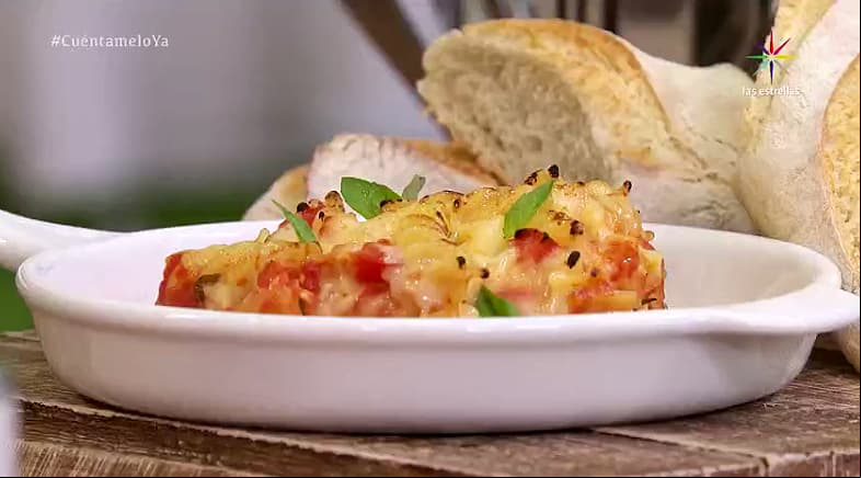 RECETA: Pasta hawaiana al gratín