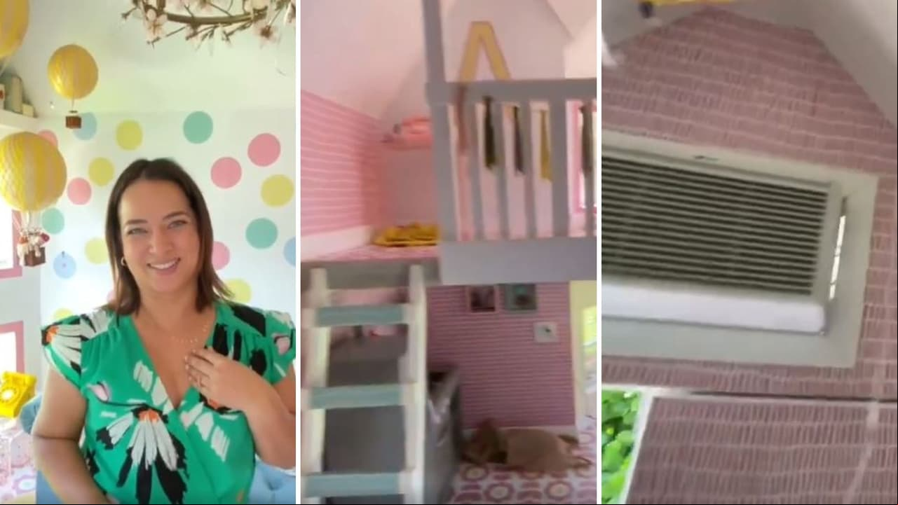 En 2020, Adamari presumió cómo quedó el interior de la casa de muñecas de su hija.