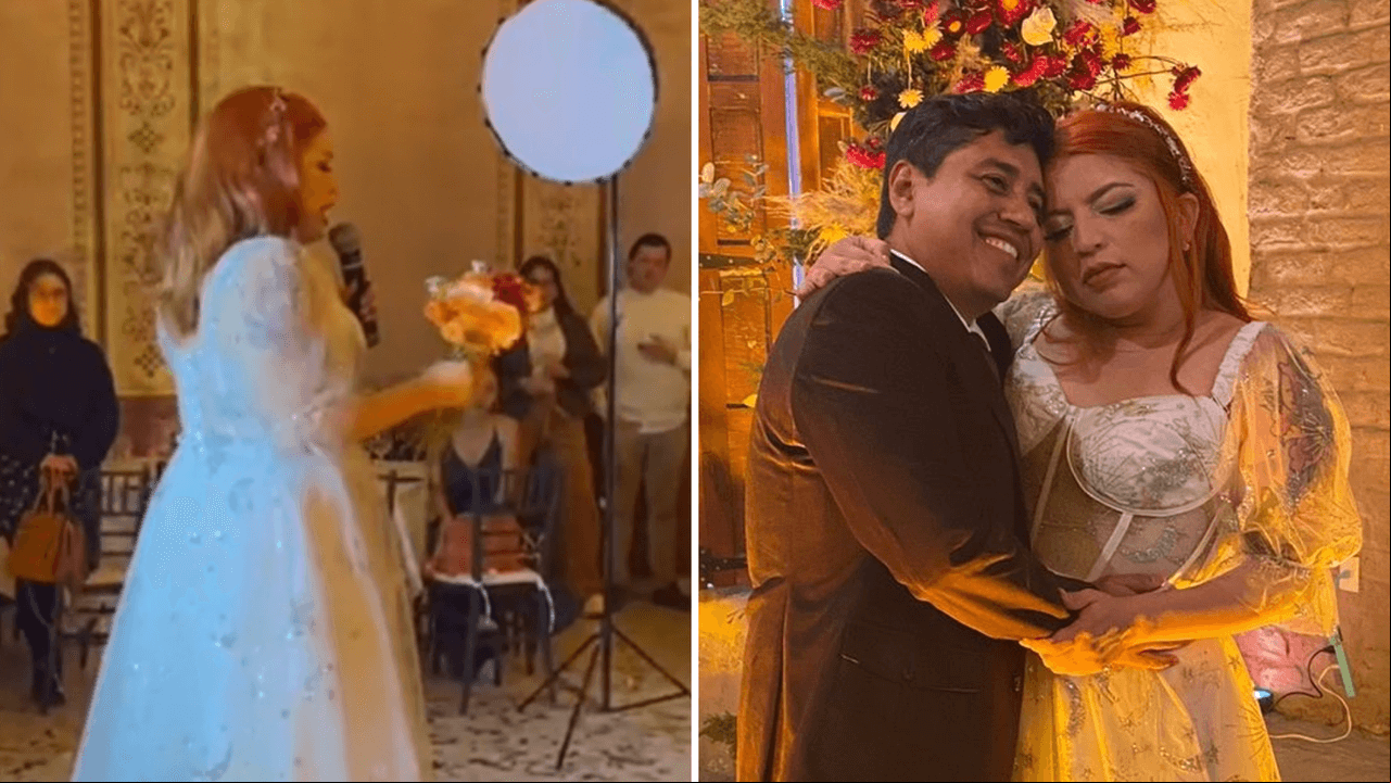 Novia se niega a lanzar el ramo en su boda y lanza polémico discurso a sus amigas: “Son mujeres completas”