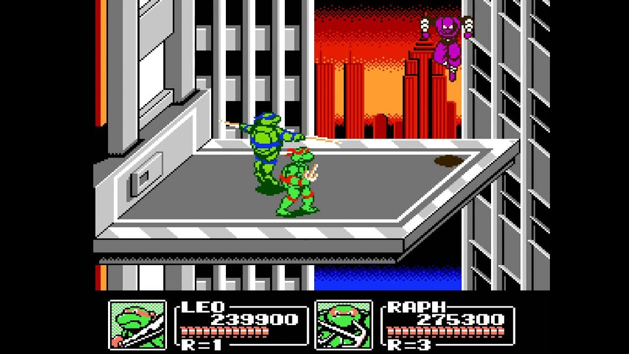 Las películas y series de dibujos animados de "Las Tortugas Ninja" fueron muy populares a finales de los 80 y principios de los 90. Este era un juego largo, y si de alguna manera llegas a Shredder en el nivel final, era casi imposible vencerlo.