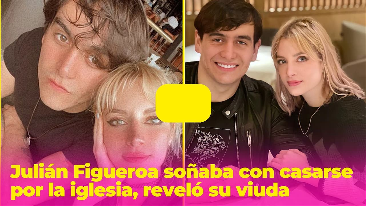Julián Figueroa soñaba con casarse por la iglesia: su viuda contó los sueños que no pudo cumplir
