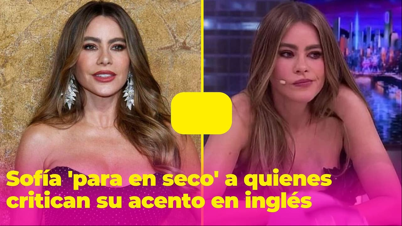 ¿Sofía Vergara finge su acento inglés? Así se defendió de quienes critican su manera de hablar