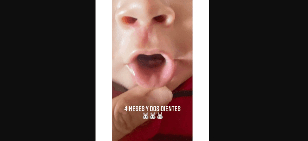 Fernanda Castillo deja ver los primeros dientes de su hijo Liam