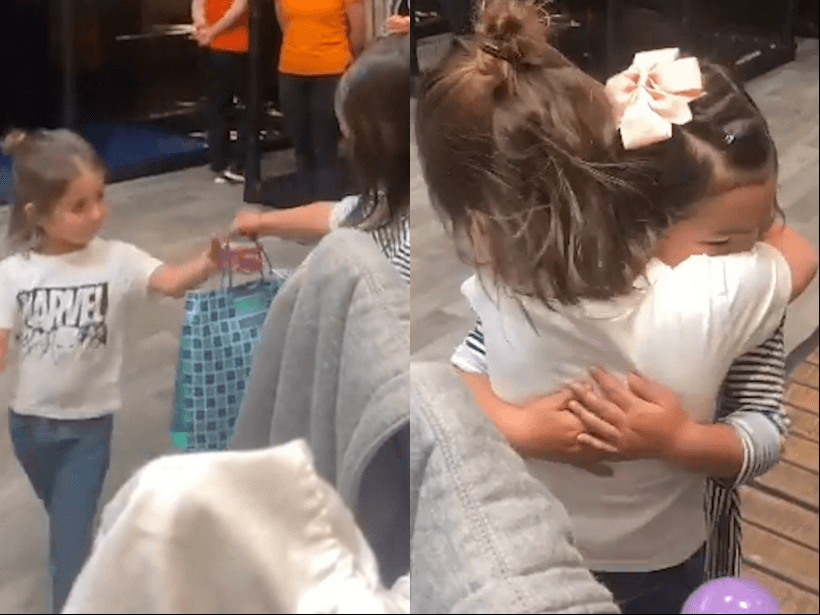 Sin embargo, uno de los momentos más tiernos fue cuando Marcelo se reencontró con su novia Sophie: “El reencuentro con Sophie su novia. Se acuerdas que en diciembre me dijo que tenía novia, no se volvieron a ver hasta ayer. Vean qué amor”.