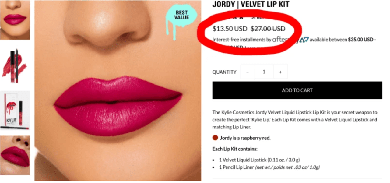 ¿Cómo está lidiando Kylie Jenner con la supuesta traición de su mejor amiga? El mismo día que Woods se mudó, Kylie Cosmetics (la marca de maquillaje de Kylie) puso en rebaja un paquete de un labial que creó Jordyn Woods.