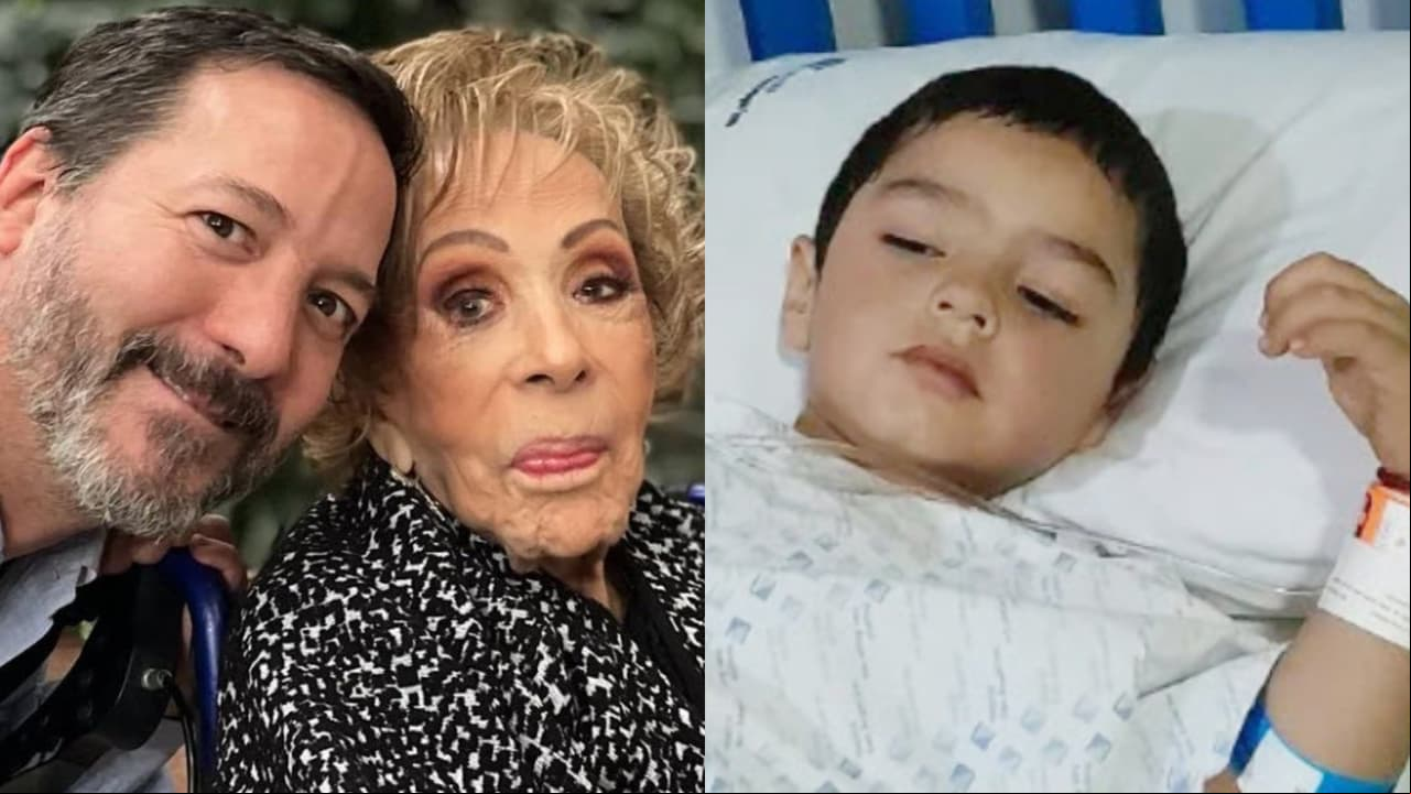 Nieto de 5 años de Silvia Pinal "se convulsionó": su papá no lo visita en hospital