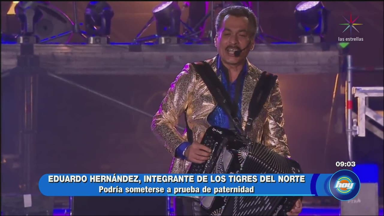 Integrante de Los Tigres del Norte podría someterse a un examen de paternidad