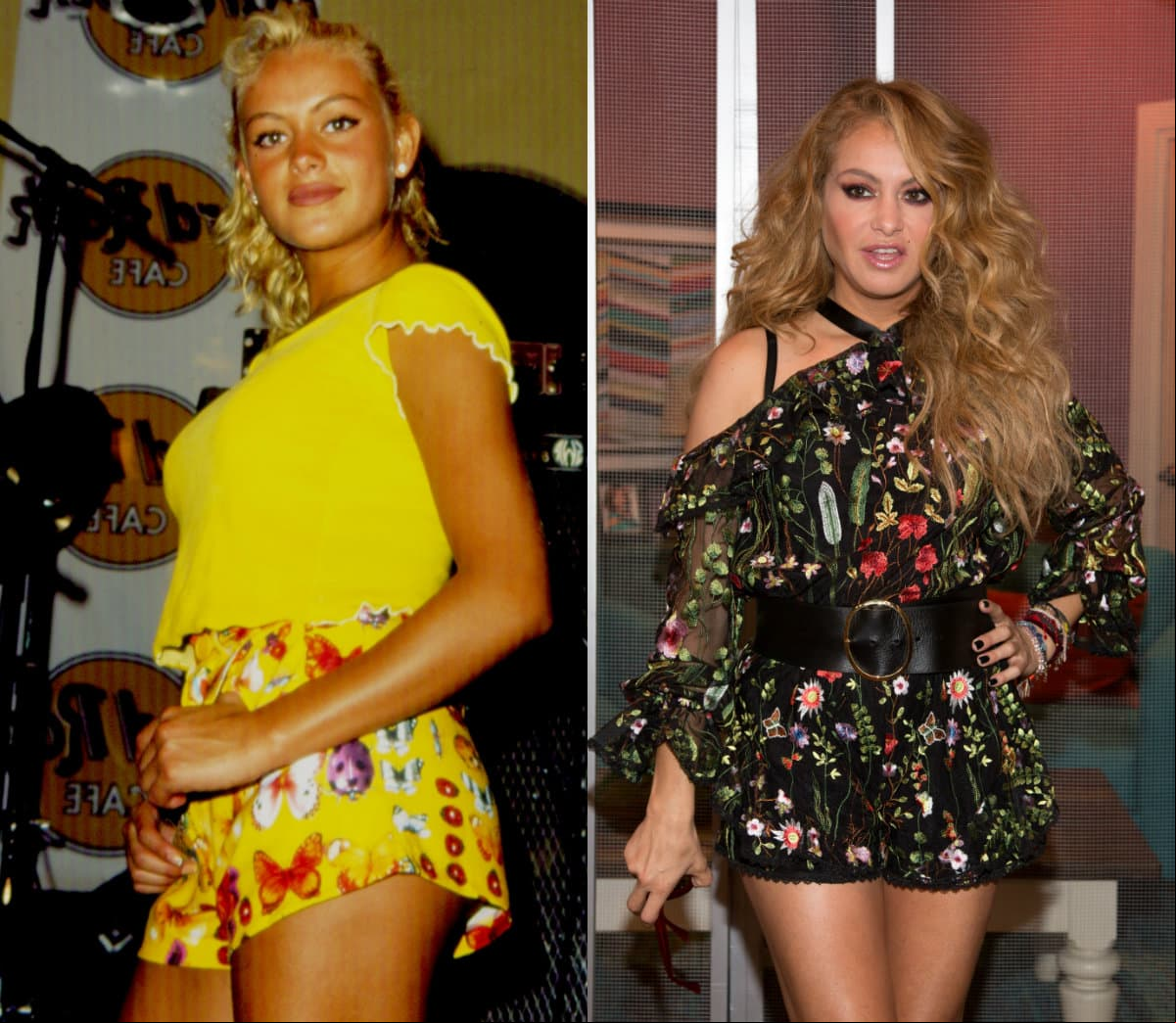 La cantante ha modificado su look con el paso de los años