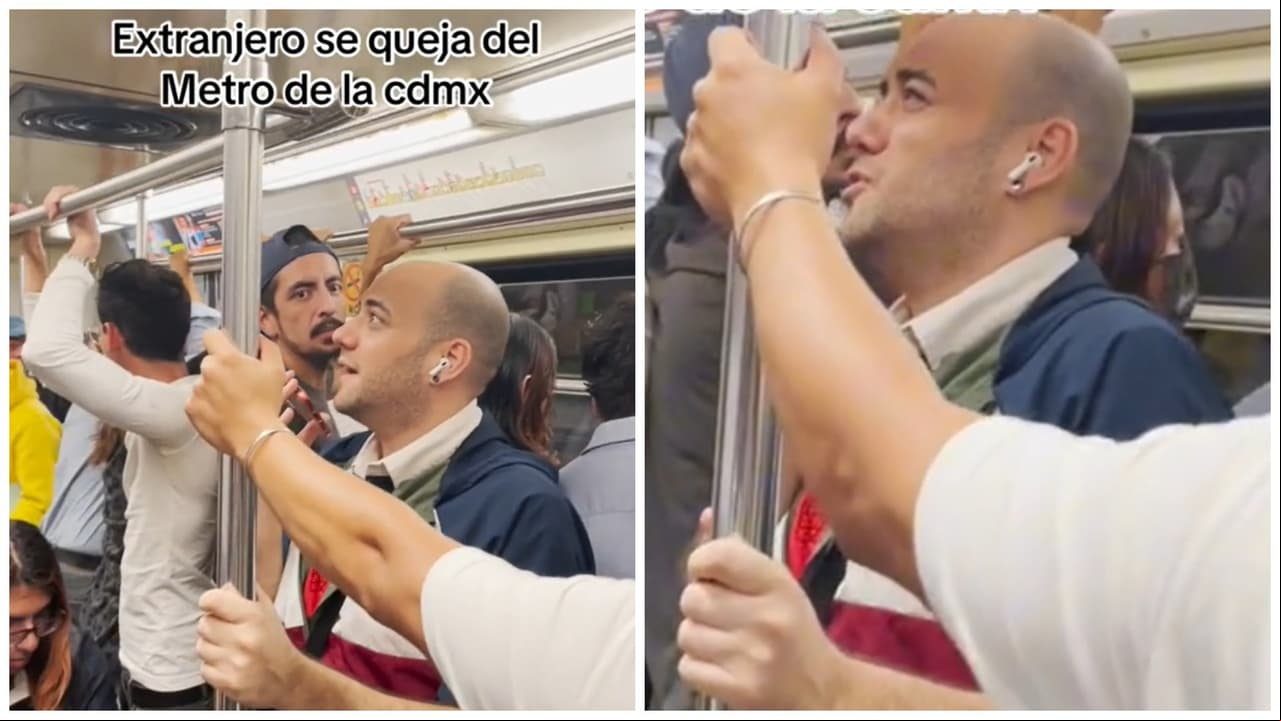 Argentino se queja del metro en Ciudad de México