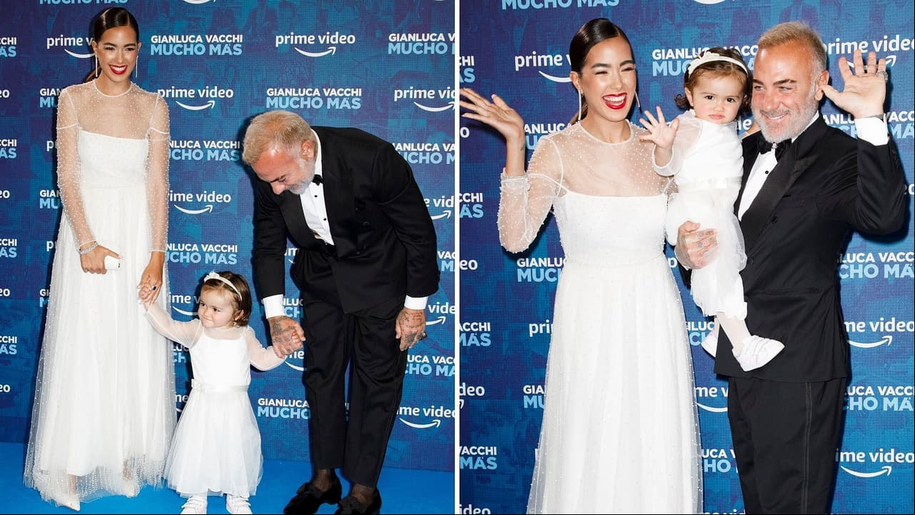 Hija de Gianluca Vacchi se luce como una estrella en su primer alfombra roja
