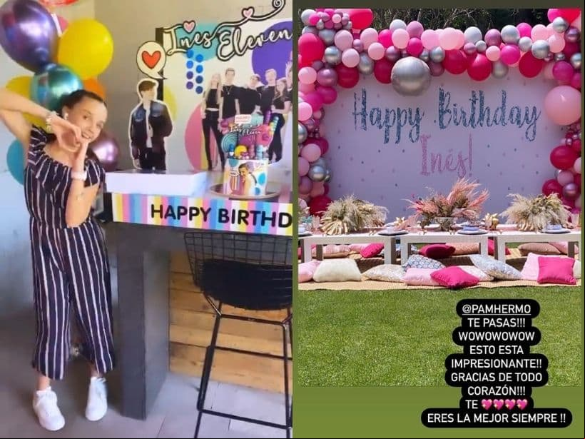Además de la extensa carta, que recibió cientos de reacciones de seguidores y famosos como Galilea Montijo, Erika de la Rosa y Brenda Kellerman, Inés Gómez Mont dio muestra de cómo sería el festejo de su hija, para lo cual contó con la ayuda de Pam Hermo, organizadora de eventos, y de Happy Wishes, empresa encargada de llenar el jardín de cientos de globos.
