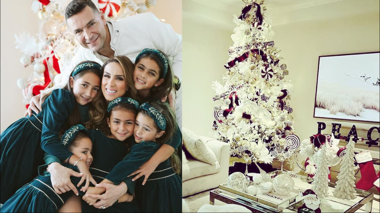 Jacky Bracamontes "madruga" y presume espectacular árbol de Navidad: "Hermoso"