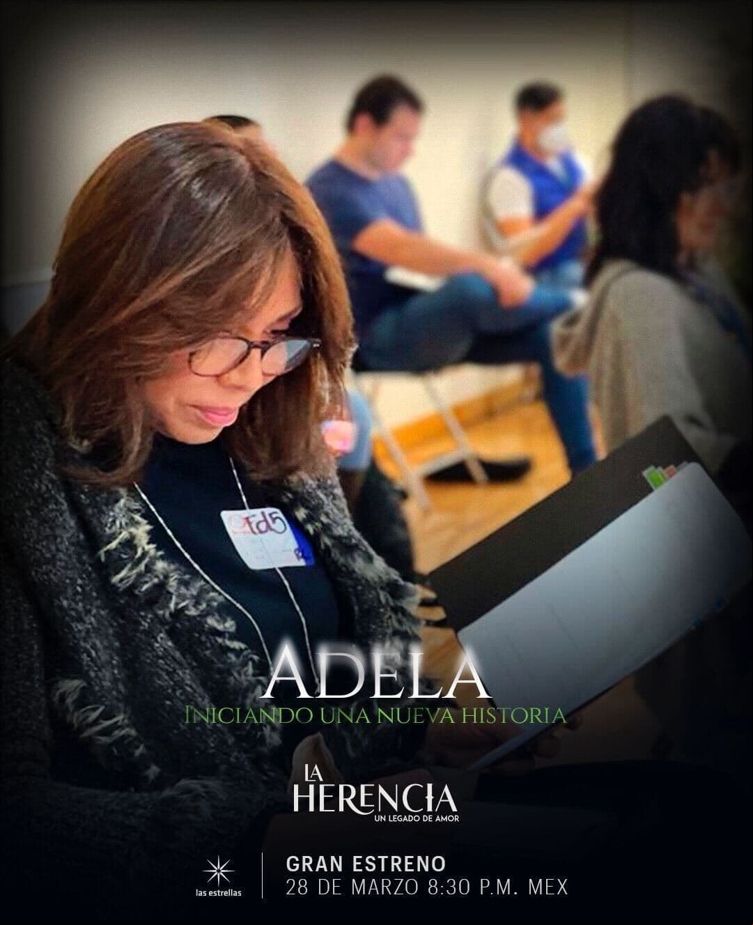 Amaranta Ruiz debuta en las telenovelas de Televisa Univisión como 'Adela'.