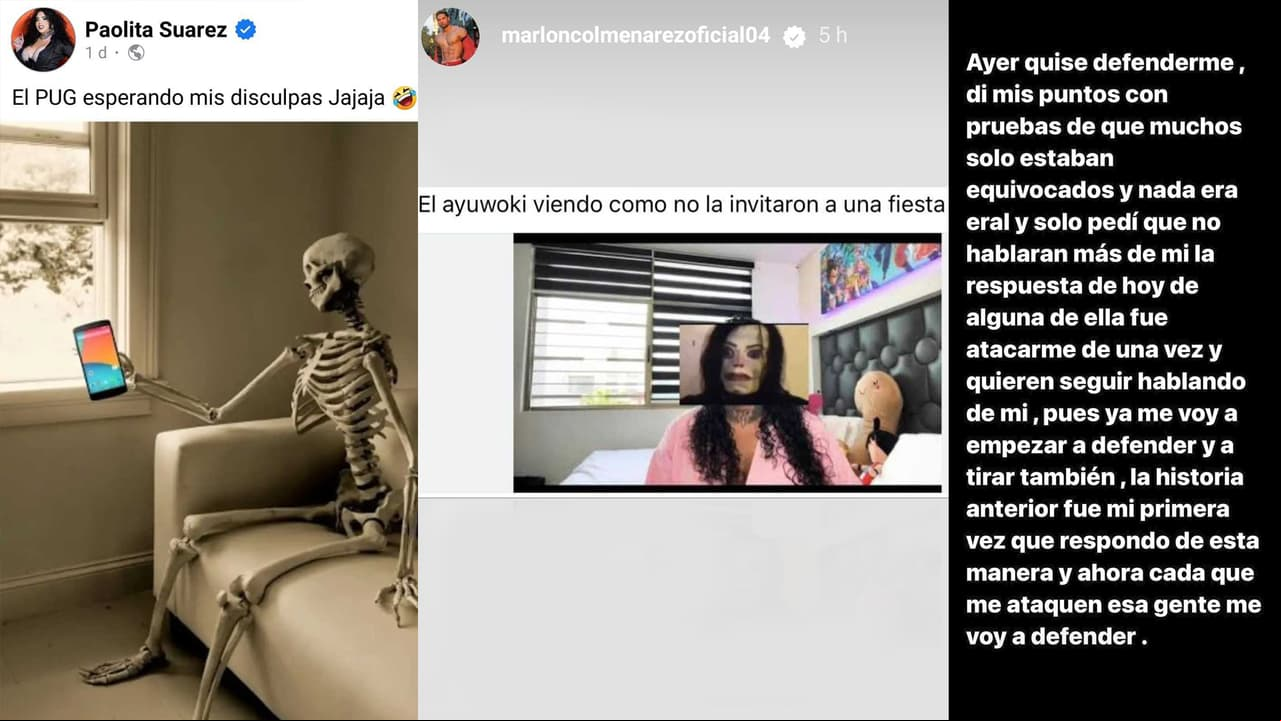 Memes de Paola vs. Marlon