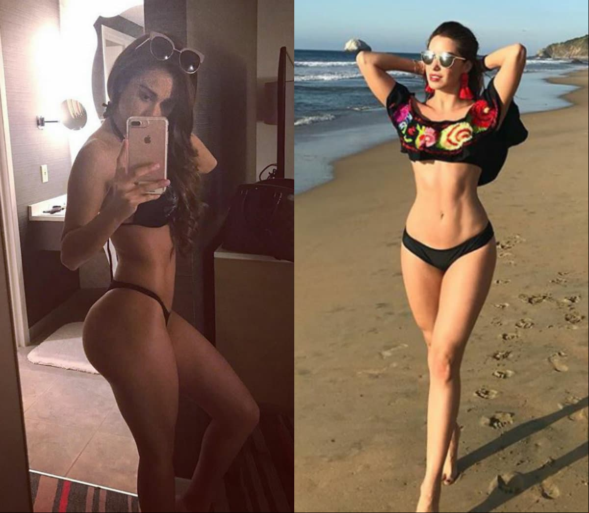 Andrea Escalona muestra en redes sociales que le fascina pasar horas en el gimnasio.