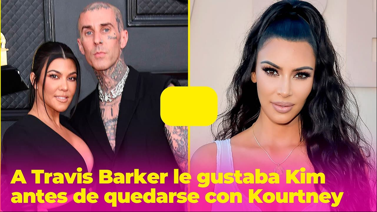A Travis Barker le gustaba Kim Kardashian antes de quedarse con Kourtney: la historia es un escándalo