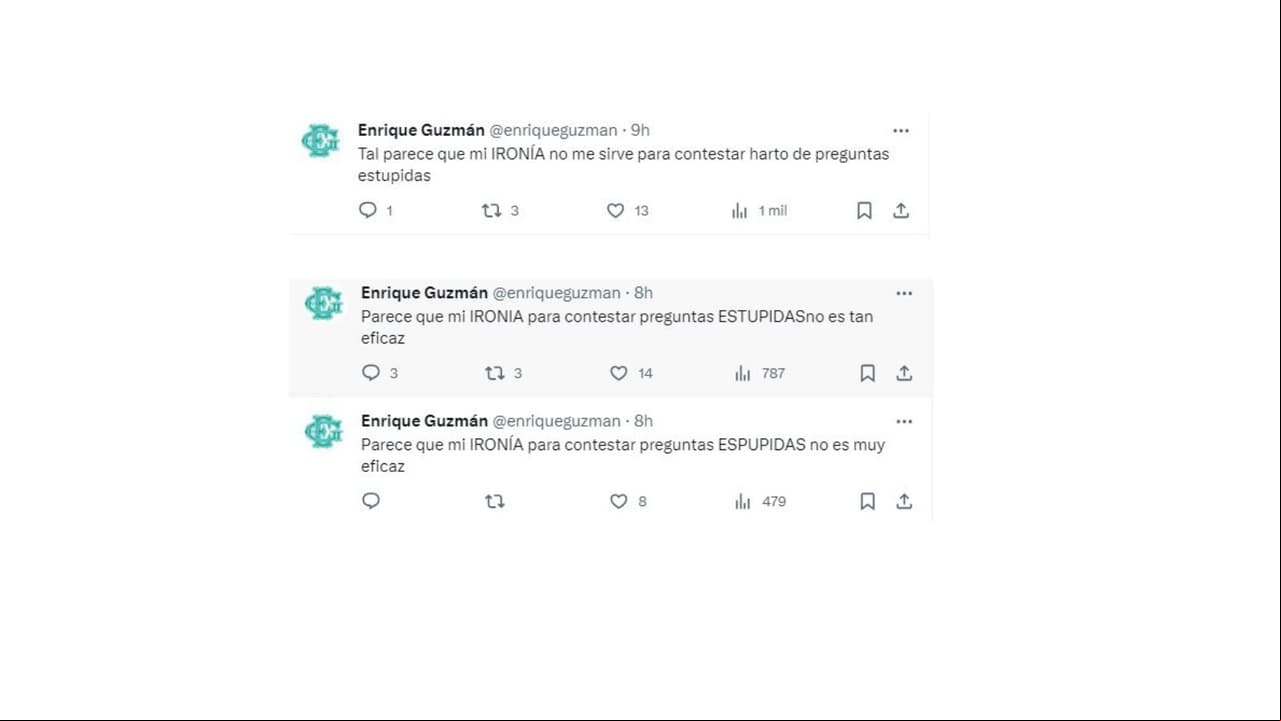 Enrique Guzmán lanza mensajes ante polémica declaración tras acusación de supuesto abuso.