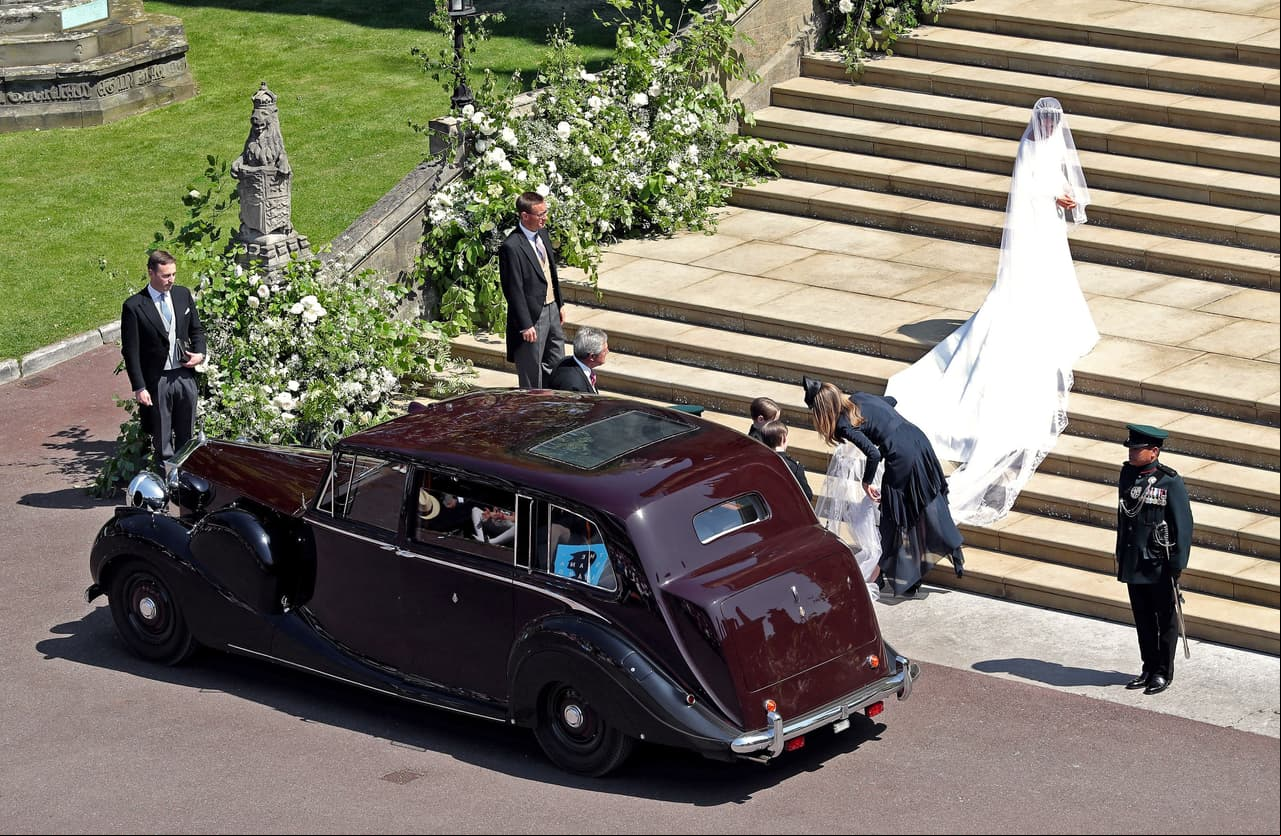 Meghan Markle lució espectacular con un vestido sencillo