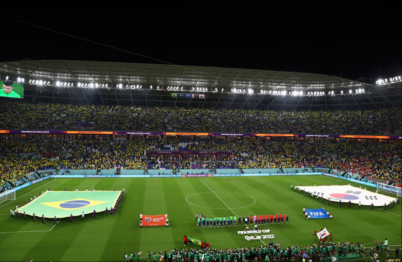 Espectacular como lucía el 974 Stadium.