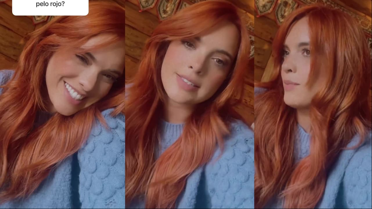 La actriz se dijo feliz con su cambio de look y reveló a quién se parece