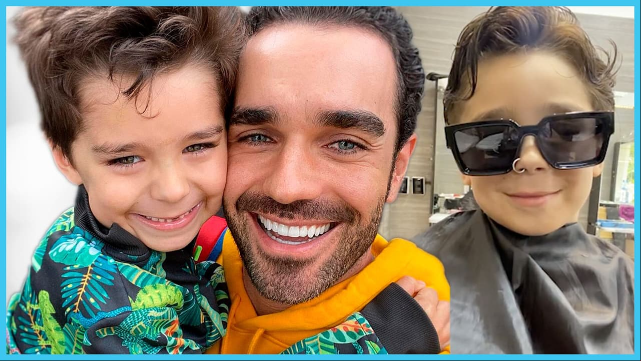 Hijo de Marcus Ornellas le copia el look a su papá ¡y parecen gemelos!