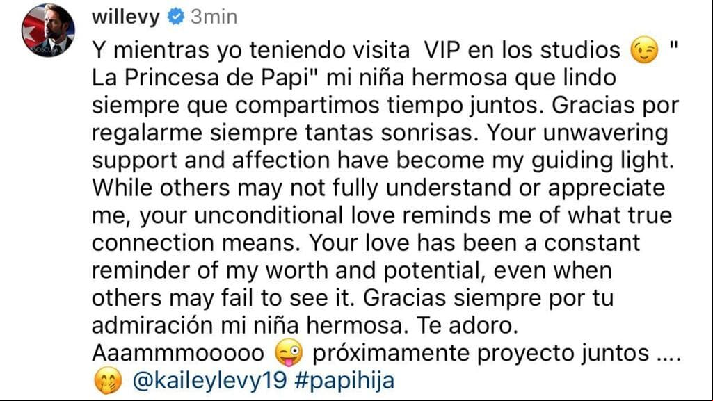 William Levy habría mandado indirectas al decir que "otros pueden no entenderme o apreciarme completamente".