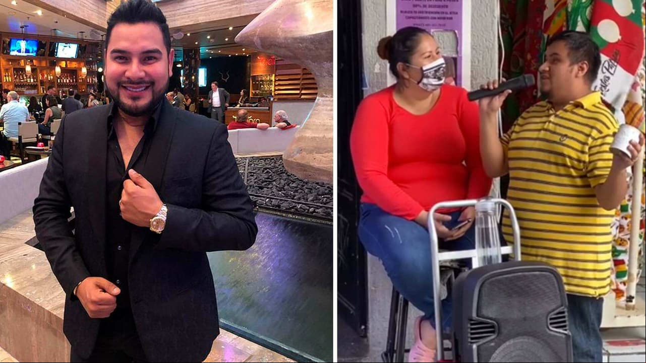 Mira la interpretación de este cantante invidente que cautivó al vocalista de Banda MS
