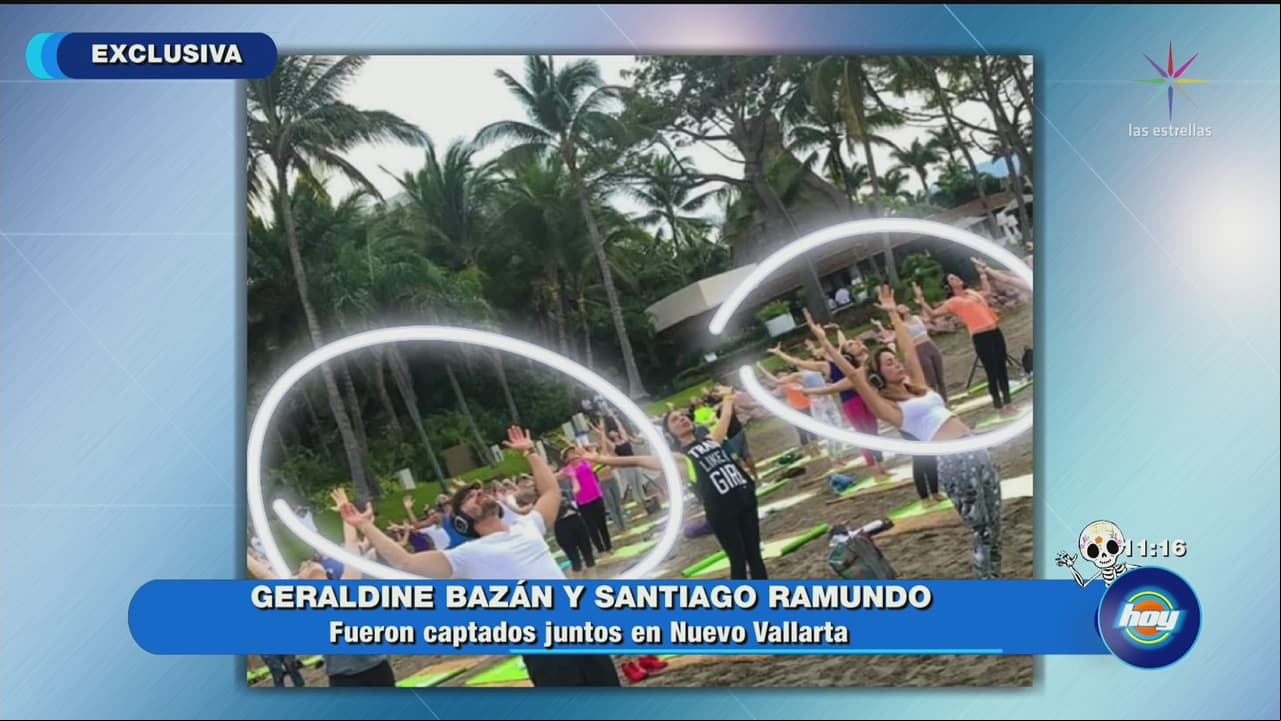 ¿Geraldine Bazán captada con nuevo amorío?