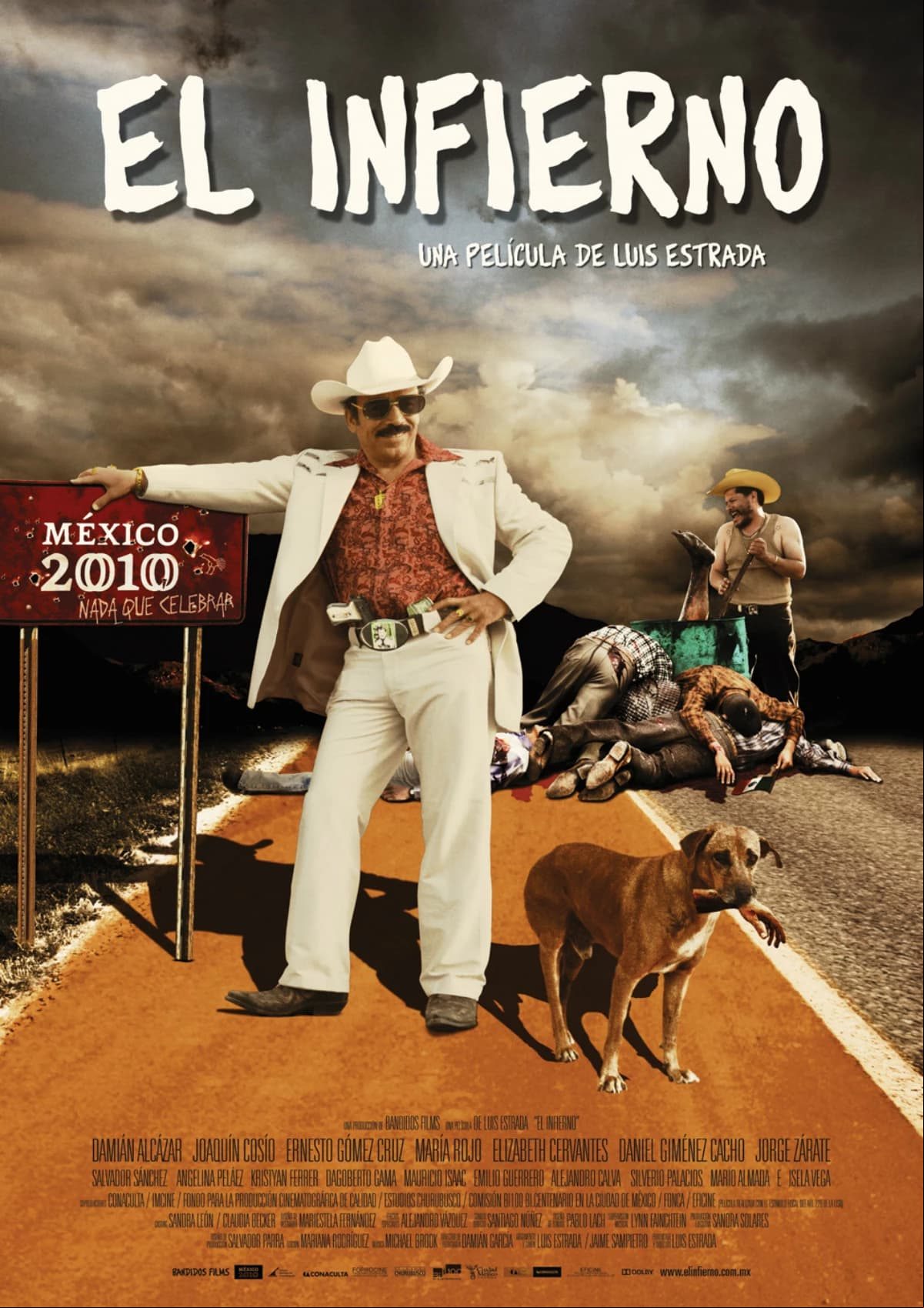 En 2010, el actor dio vida a ‘Pancho Chico’ en la película ‘El infierno’, protagonizada por Damián Alcázar y Joaquín Cosío. El largometraje obtuvo ocho nominaciones entre las que destacaron Mejor Director y Mejor Actor, Alcázar.