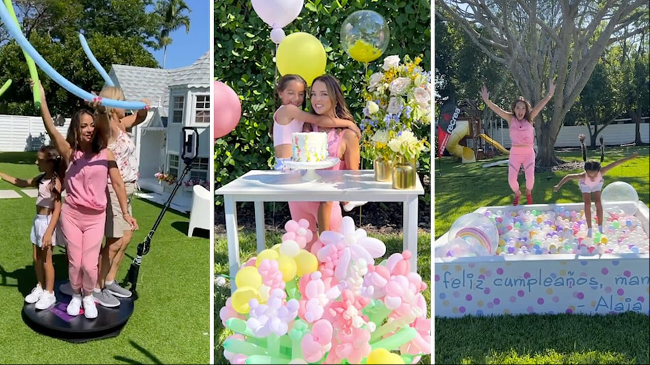 Hija de Adamari López le organiza tremenda fiesta de cumpleaños