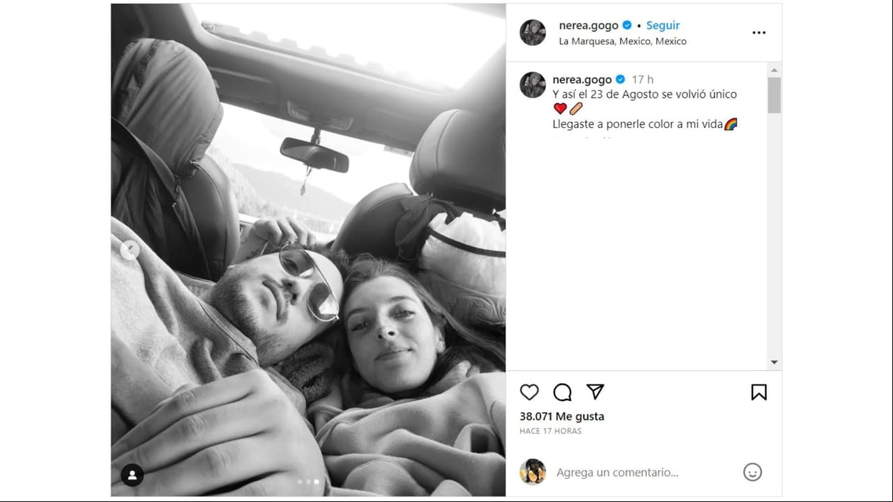 Nerea Godínez, novia de Octavio Ocaña hasta el día de su muerte, mostró a su nueva pareja.