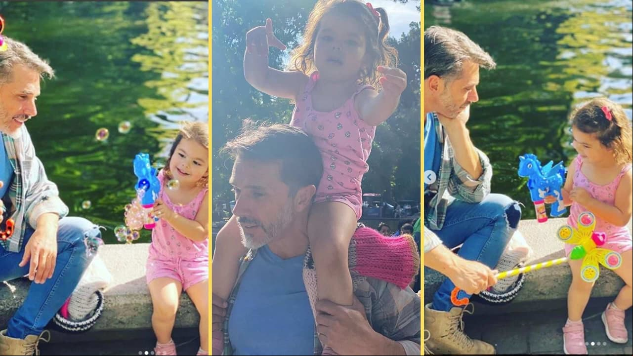 "Estoy con el abuelo de mi vida”: Sergio Mayer comparte cómo fue la inesperada visita de su nieta Mila