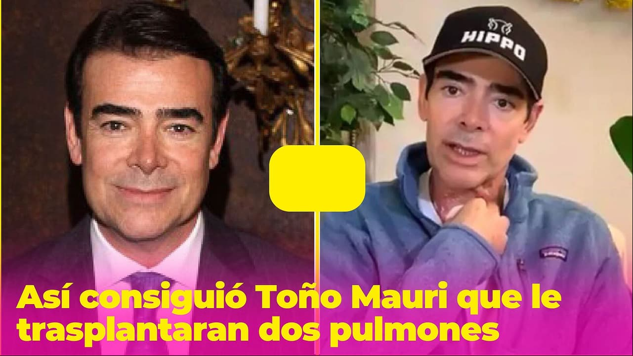 Toño Mauri consiguió que le trasplantaran dos pulmones: así logró salvar su vida