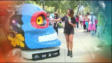 VIDEO: ¡Mexicráneos en el Paseo de la Reforma!