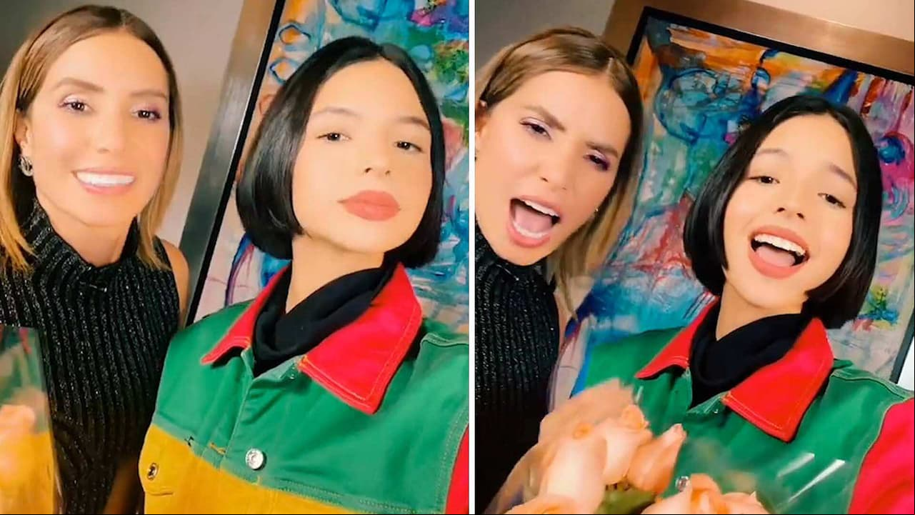 Ángela Aguilar y Andrea Escalona causan revuelo al 'cantar' juntas