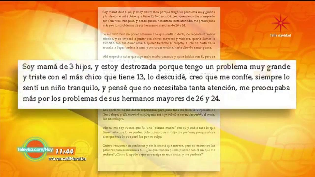 "Mi hijo casi muere y gracias a la Virgen volvió a nacer"