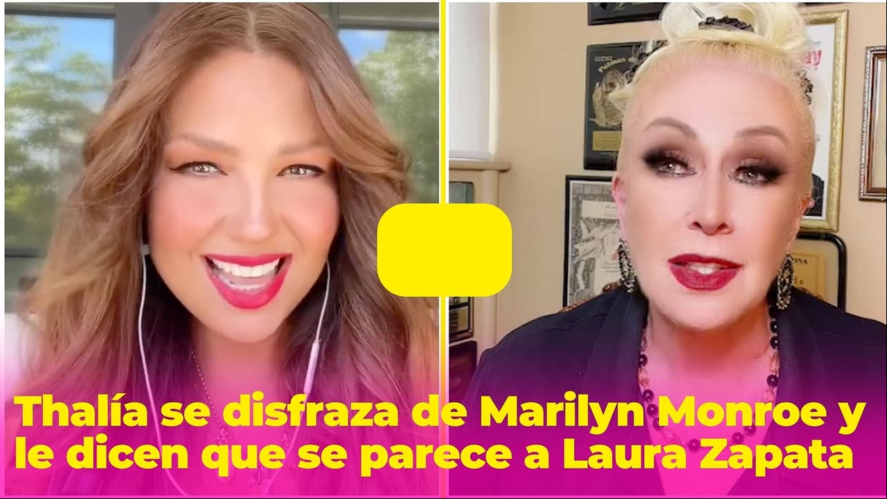 Thalía se disfrazó de Marilyn Monroe, pero le dicen que quedó más parecida a Laura Zapata