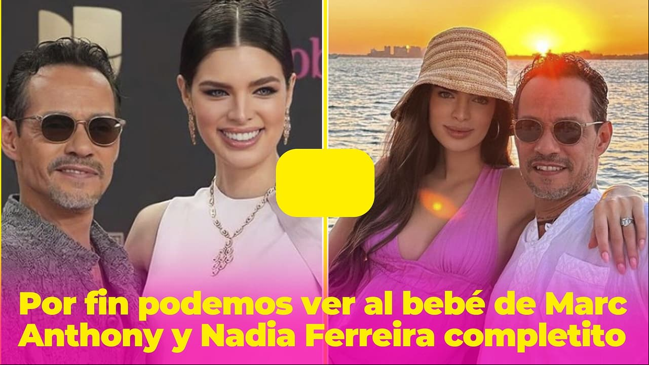 Por fin podemos ver al bebé de Marc Anthony y Nadia Ferreira completito: la adorable foto que compartió