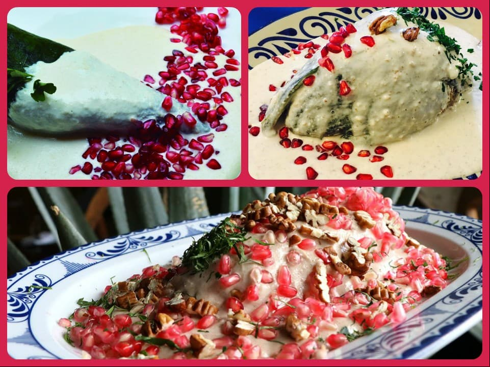 Receta: ¡Chiles en nogada!