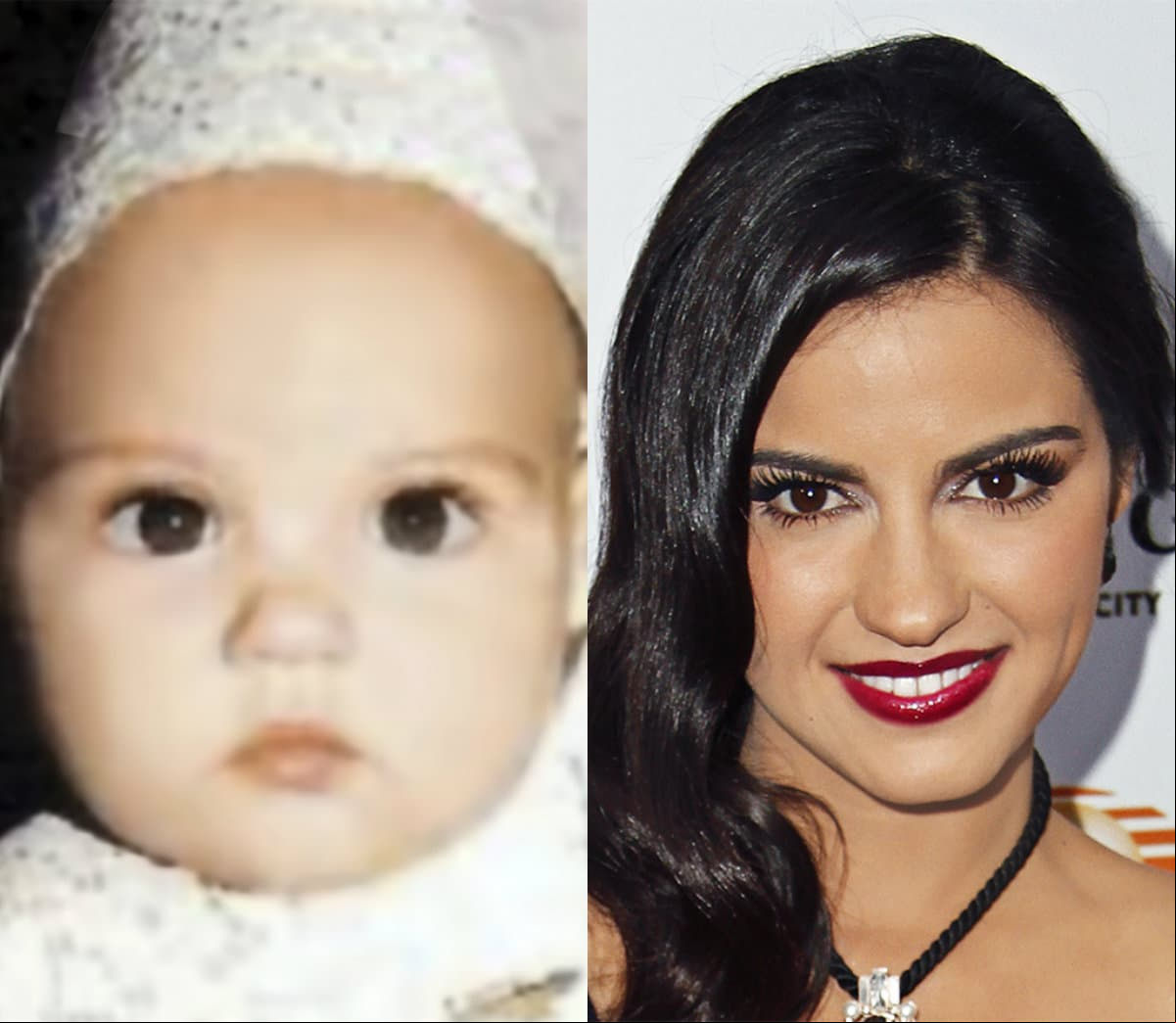 Maite Perroni es una de las actrices y cantantes más bellas de México, pero gracias a sus fotos de bebé, queda claro que desde niña era hermosa.