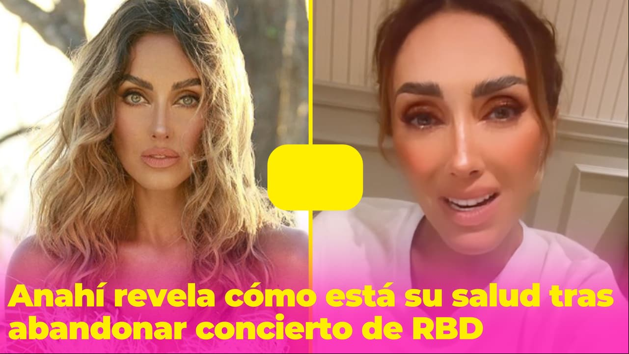 Anahí reaparece en redes y explica qué enfermedad padece, tras abandonar concierto de RBD