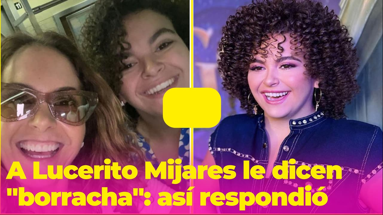 "Estoy super borracha": La divertida broma de Lucerito Mijares para defenderse de las críticas