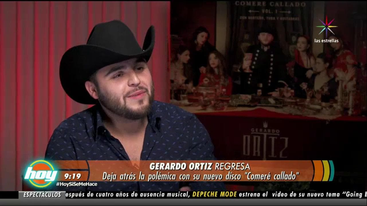 Gerardo Ortiz regresa ¡Entérate!