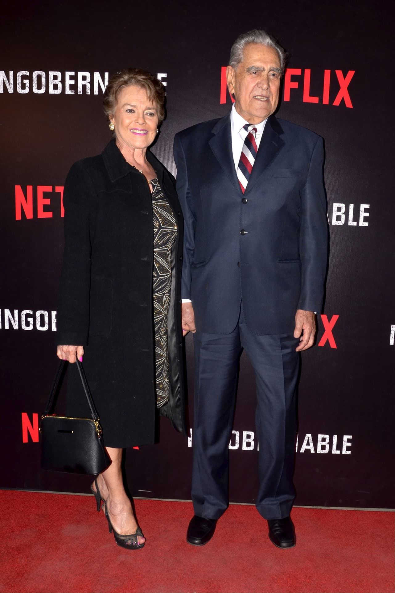 Eric del Castillo y Kate Trillo en la alfombra roja de la serie 'Ingobernable'