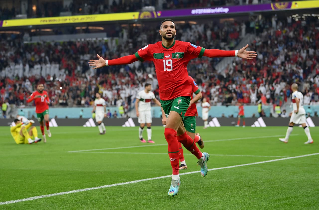 Marruecos derrotó 1-0 a Portugal con gol de Youssef En-Nesyri en el Estadio Al Thumama para convertirse en la primera selección africana en Semifinales en una Copa del Mundo.