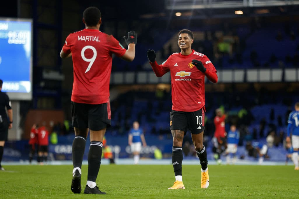 El astro uruguayo, Edinson Cavani (88’), abrió el marcador y Anthony Martial (90+6’) hizo el 0-2 definitivo.