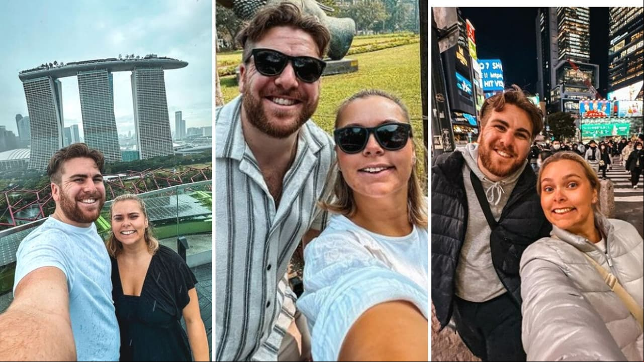 Pareja presume que viaja 10 veces al año gracias a que no tienen hijos