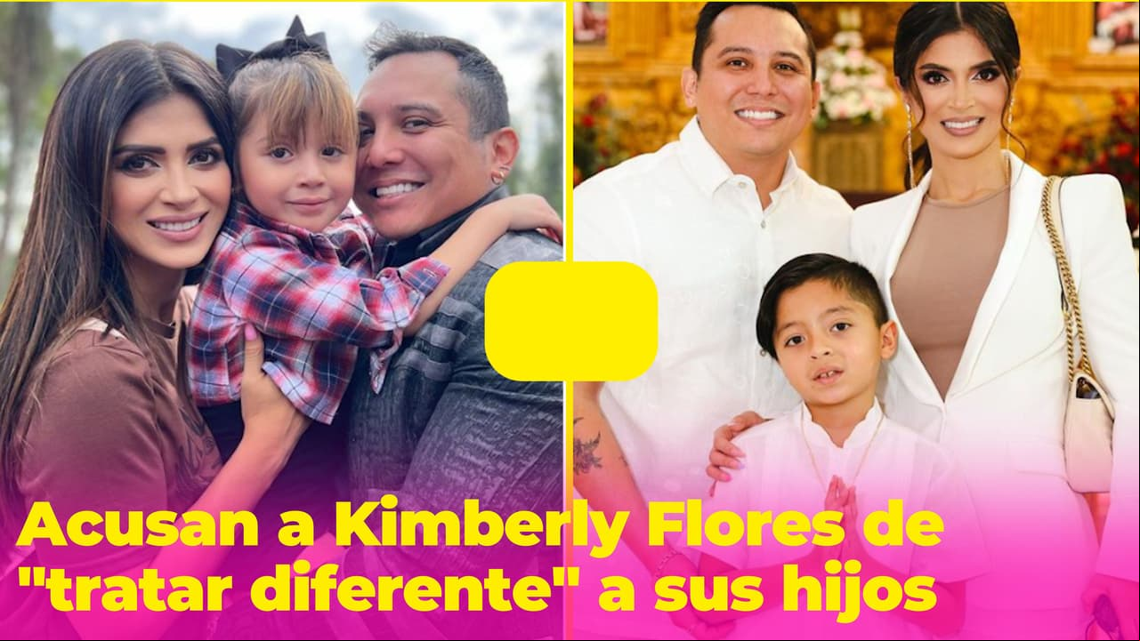 Acusan a Kimberly Flores de "tratar diferente" a sus hijos: le dicen que "prefiere" a la niña