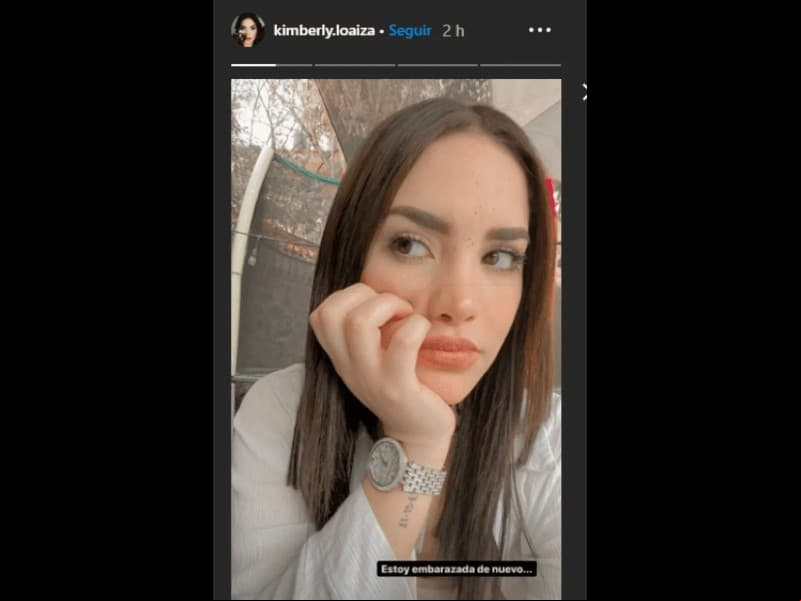 Con esta foto, Kimberly Loaiza anunció su supuesto nuevo embarazo
